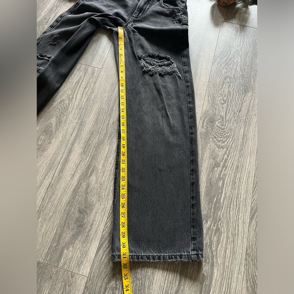 Garage Street Wide Leg Jean - Black Destructed size 00 - Picture 13 of 13